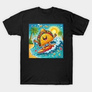 Funny Smiling Taco T-Shirt